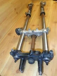1984 Honda Front Forks & Triple Trees Clamps 51400-KL4-671. Fixed Price $34.98.