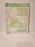 Suzuki RM-250 RM250 1997 Oem Factory Owner's Service Manual P/n 99011-37F52-03A. Fixed Price $16.50.