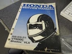Honda Factory Service Manual 88-89 & 1991 VT600C Shadow Vlx 61MR102. Fixed Price $35.81.