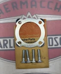 Harley Aermacchi MC65 Shortster X90 Nos Rear Wheel Lock Plate & Mounting Bolts. Fixed Price $16.99.