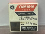 New Nos Oem Factory Yamaha Piston Ring 2ND .50 Part # 183-11631-21-00 AS2C YAS1. Fixed Price $15.99.