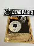 Harley Cad Plated Front Hub Bearing Seal Retainer Lock Nut Colony 43633-44. Fixed Price $25.00.