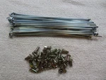 Suzuki Nos TS250 TS400 1974-1976 Front Wheel Spokes 55300-30809 32-S, 35-N. Fixed Price $43.53.