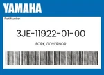 Yamaha Genuine Fork, Governor 3JE-11922-01-00. Fixed Price $42.71.