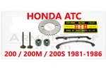 Honda Atc 200 S/ D.i.d Timing Cam Chain Valves Guides Seals Sprocket. Fixed Price $140.97.