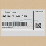 Genuine Bmw 52531236175 - Tool Box. Fixed Price $118.06.