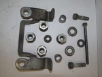 1987 Yamaha Virago Front Cylinder Cover Bracket With Nuts And Bolts. Fixed Price $23.76.