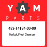 483-14184-00-00 Yamaha Gasket, Float Chamber 483141840000, New Genuine Oem Part. Fixed Price $38.22.