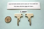 Nos Orig. Ignition Key Pre-cut # For '60'S '70'S Hondas. Fixed Price $8.95.