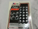 Big Twin 1966-83 Rocker Box & Shaft Nut Kit Chrome Usa Colony 6466 7753 7875. Fixed Price $59.07.
