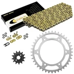 Gold O-ring Drive Chain & Sprockets Kit For Honda XR250L 1991 92 93 94 95 1996. Fixed Price $54.50.