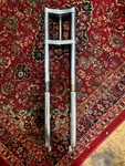 Harley Chopper 33.4MM Front End Chrome Motorcycle Parts Shovelhead Kmodel. Fixed Price $650.00.