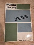 Honda 250 300 Shop Manual C72 C77 CS72 CS77 CB72 CB77 Japan. Fixed Price $35.00.