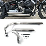 For Yamaha XVS650 Vstar XVS400 Shortshots Staggered Exhaust Pipes System. Fixed Price $145.50.