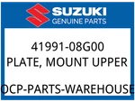 Suzuki Oem Part 41991-08G00 Plate, Eng Mtg Upper. Fixed Price $11.29.