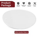 White Number Plate For Honda Z50R 1979 1980-1987 64113-116-690ZD 64113-116-690ZB. Fixed Price $23.99.