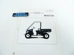 Nos Genuine Kawasaki Factory Assembly & Preparation Manual Mule 520 '00 2000. Fixed Price $9.99.