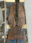 Vintage Nos Drag Specialties Yamaha Eagle Wings Sissy Bar Insert Brass Chopper. Fixed Price $100.00.