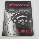 Oem Honda Service Repair Manual Book 2005 TRX500 Fourtrax Foreman. Fixed Price $61.88.
