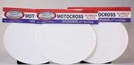 (3) White Preston Petty Number Plates Kawasaki Husqvarna Penton Mx Cz Yz Honda. Fixed Price $39.99.