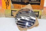 Genuine Harley-davidson Shovelhead Eighty Cubic Inches Derby Cover Chrome Nos. Fixed Price $200.00.