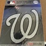 Washington Nationals Bling Decal Auto Mlb Sparkle Glitter Adhesive Car Emblem. Fixed Price $5.99.