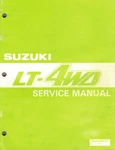 Nos Genuine Suzuki Dealer Service/repair Manuals (3) LT-4WD Quad Runner 1987-89. Fixed Price $55.99.