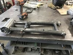 Honda 1985 250R Swingarm Components Pivot Carrier Custom Extended. Fixed Price $60.00.
