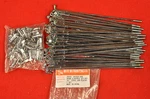 New Harley Flh 16" Front Or Rear Rim Chrome Spoke Set, Shovelhead Panhead. Fixed Price $39.99.
