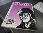 Honda Factory Shop Service Manual 86-98 CN250 61KS406. Fixed Price $129.94.