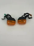 2009 Yamaha Zuma 50CC YW50 Oem Left Right Turn Signals Lens Brackets. Fixed Price $69.99.