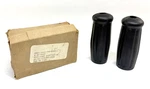 Nos Harley Knucklehead Black Rubber Handlebar Grip Set 56204-35. Fixed Price $180.00.