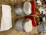 Nos Std Standard Pistons Bsa 650 Lightning Thunderbolt Spitfire Hornet T1062. Fixed Price $69.95.