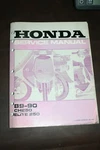 Honda Motorcycle Factory Issued Shop Service Repair Manual 1989 1990 CH250 Elite. Fixed Price $24.95.
