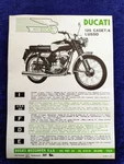 Ducati 125 Cadet 4 Lusso Brochure. Fixed Price $29.30.