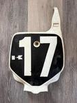 Used Oem Kawasaki Front Number Plate KX85 KX100 58029-1082-266 U4. Fixed Price $21.92.