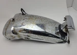 1980 Yamaha XS1100 Y492-2) Chrome Rear Fender Guard Cover With Plate Light Rusty. Fixed Price $9.99.