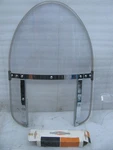 Nos Harley Davidson Compact Beaded Windshield 58030-61 Sportster K-model Panhead. Fixed Price $1000.00.