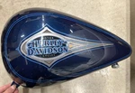 2000 Harley Davidson Heritage Softail Flstc Fuel Tank Gas Blue Pinstripe. Fixed Price $650.00.