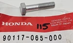 New Genuine Honda CT90 ATC70 TL125 XR75 MB5 ++ Hex 6X28 Bolt Oem 90117-065-000. Fixed Price $6.98.