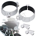 Motorcycle Fork Deflector Mounting Clamps Kit Honda Yamaha Kawasaki Suzuki. Fixed Price $38.92.