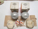 Harley Davidson Nos Flh Fx Piston Set 22147-74A Panhead Shovelhead. Fixed Price $250.00.