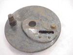 Bsa Gold Star Plunger Frame Rear Brake Plate Part # 67-6180 In Very Good Shape. Fixed Price $145.00.