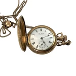 Antique Excelsior Pocket Watch & R.f. Briggs 50 Fob Chain, Gold Filled. Fixed Price $175.00.