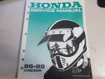 Honda Factory Service Manual 1986-1988 61KT102. Fixed Price $39.94.