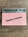 Honda Trail 90 CT200 Owners Manual - Oem Service Book 1964 1965 1966. Fixed Price $44.99.
