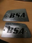 Petrol Tank Badges (pair) Genuine J Fray 82-8610 82-8611 Bsa A75 Rocket 3 Uk Nos. Fixed Price $93.53.