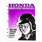 61KS404 Honda Service Manual For 86-95 CN250 Helix. Fixed Price $100.00.