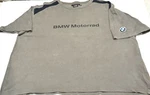Bmw Motorrad Xxl T-shirt Rubber Roundel Left Sleeve Aprox. 2008 100% Cotton. Fixed Price $10.00.