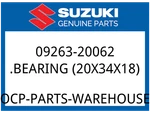 Suzuki Oem Part 09263-20062 .bearing (20X34X18). Fixed Price $41.35.